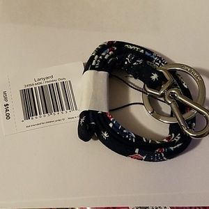 *Price Firm* Vera Bradley Lanyard Holiday Owls NWT
